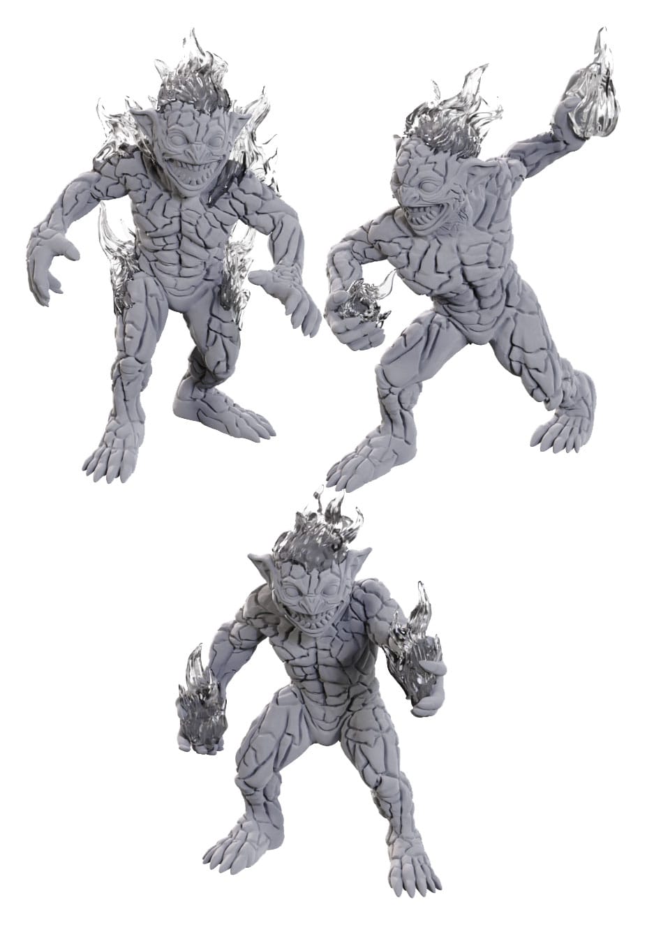 D&D Nolzur's Marvelous Unpainted Magmins Miniatures 3-Pack