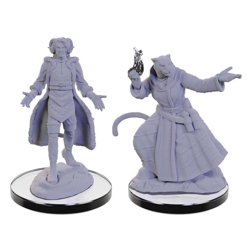 Critical Role Unpainted Miniature - Lucien Tavelle & Cree Deeproots