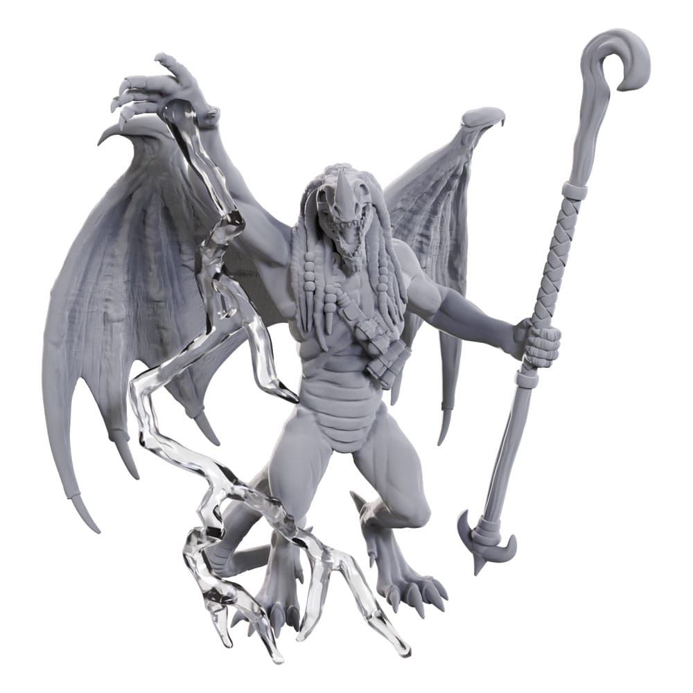 D&D Nolzur's Miniatures - Unpainted Blue Abishai Figure