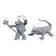 D&D Nolzur's Marvelous Tortle Druid & Giant Lizard Miniatures