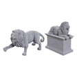 WizKids Deep Cuts - Stone Lion Unpainted Miniatures 2-Pack