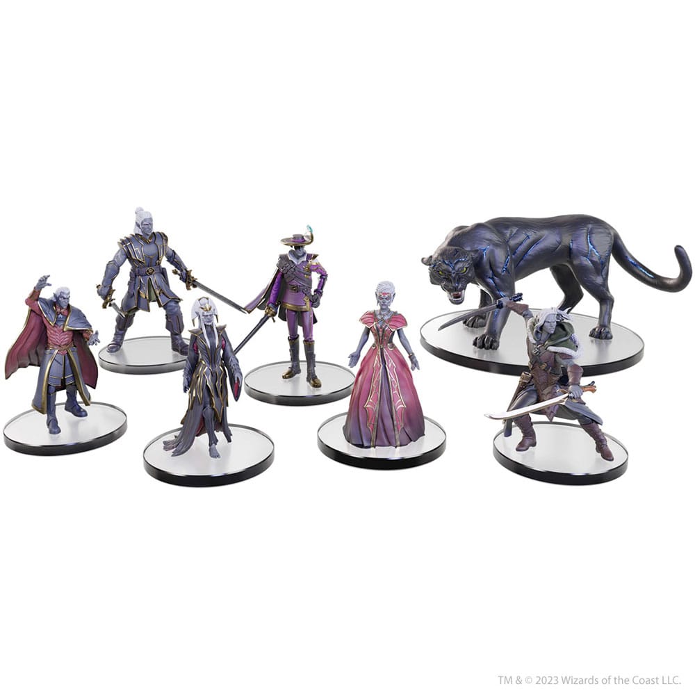 D&D The Legend of Drizzt 35th Anniversary Miniatures Family & Foes Set