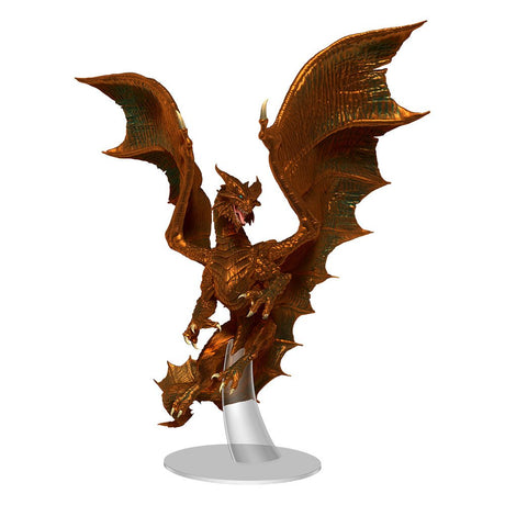 D&D Icons of the Realms: Adult Copper Dragon Miniature