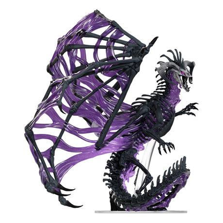 D&D Icons of the Realms: Black Dracolich Prepainted Miniature