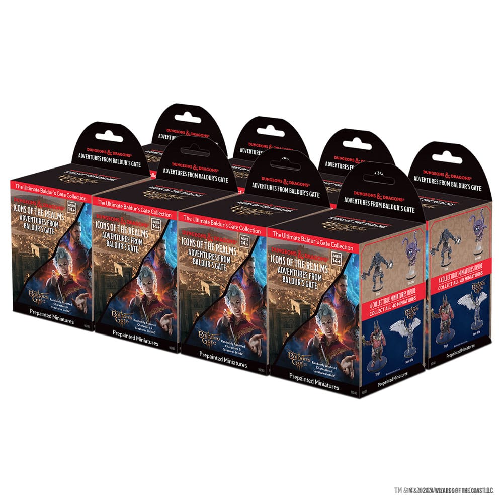 D&D Icons of the Realms: Baldur's Gate Booster Brick (8)