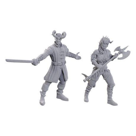 D&D Nolzur's Miniatures: Wyll & Karlach Unpainted Figurines