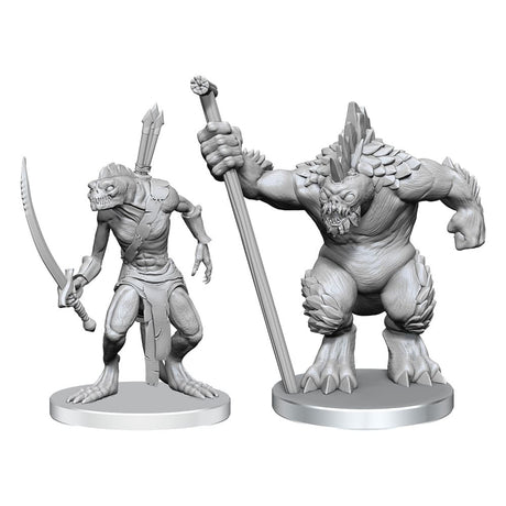 Pathfinder Deep Cuts Unpainted Xulgath Miniatures 2-Pack by WizKids