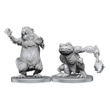 Pathfinder Deep Cuts Boggard Scout & Castoroides Unpainted Miniatures
