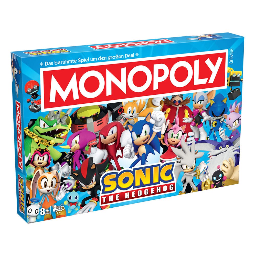 Sonic the Hedgehog Monopoly Board Game - German Version