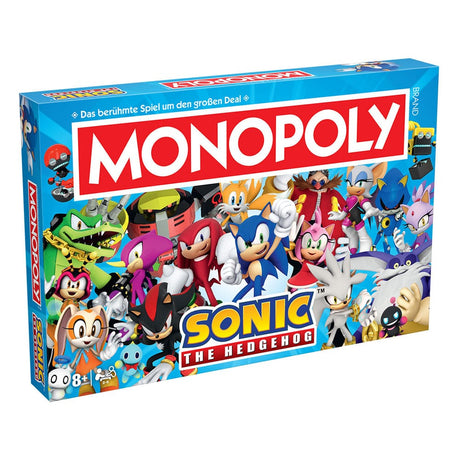 Sonic the Hedgehog Monopoly Board Game - German Version