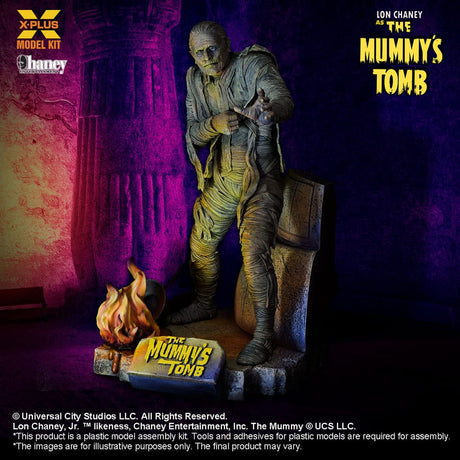 1/8 The Mummy's Tomb Lon Chaney Jr. Plastic Model Kit - 23 cm