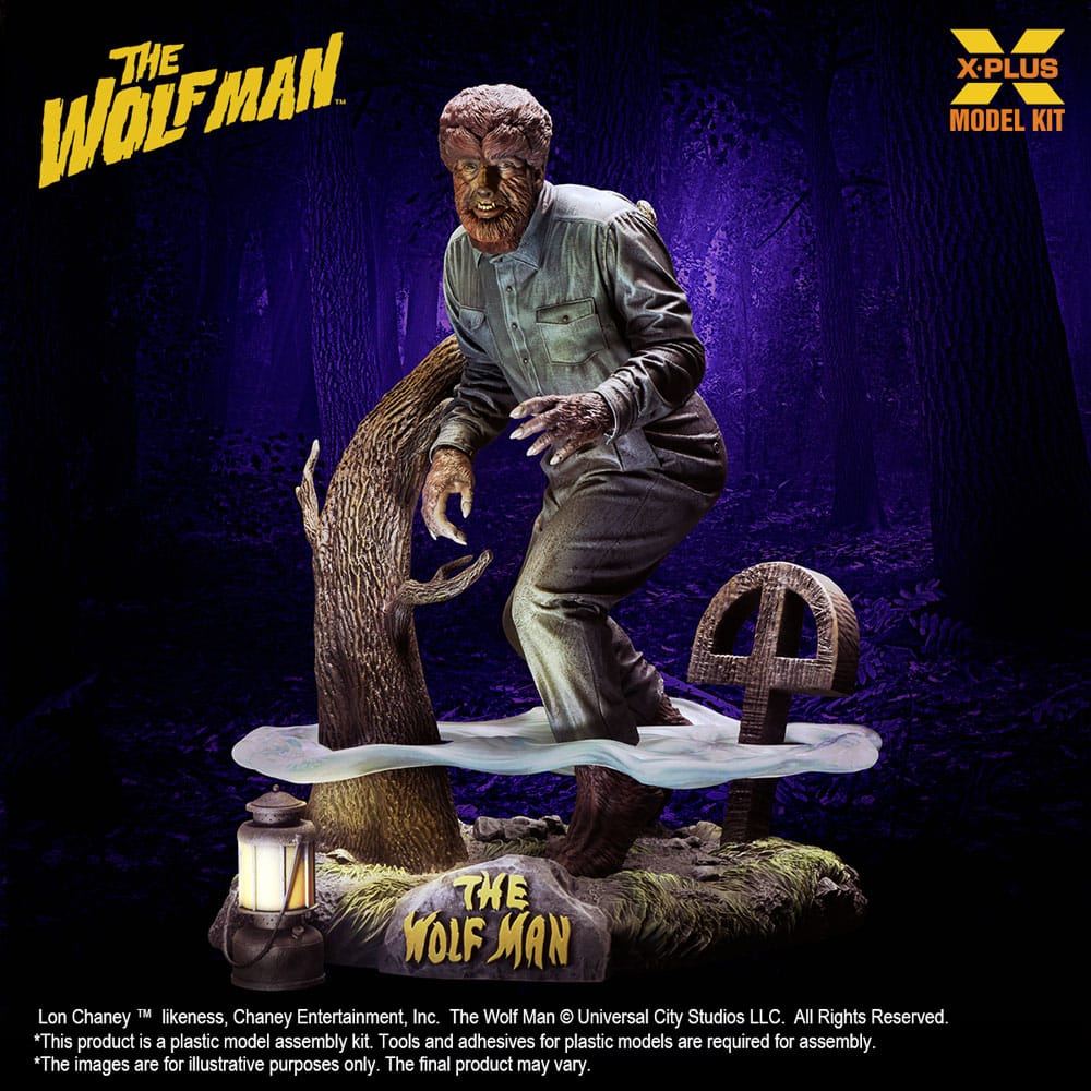 Wolf Man 1/8 Plastic Model Kit - Lon Chaney Jr. 22cm