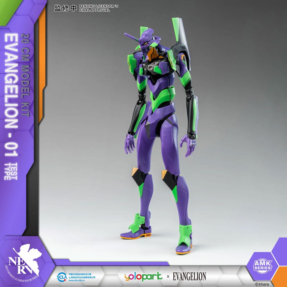 Neon Genesis Evangelion Eva-01 Plastic Model Kit by Yolopark