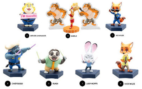 Zootopia Hero Box Urban Safari Series Mini Figures - Set of 6