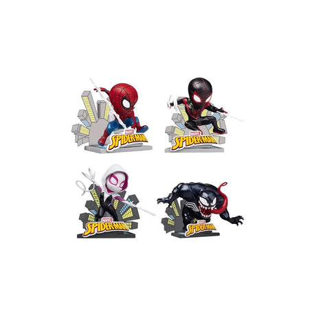 Spider-Man Hero Box Attack Mini Figures by YuMe Toys (6-Pack)