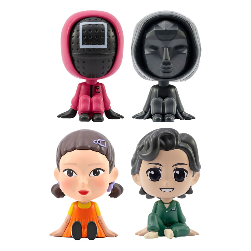 Squid Game Hero Bobble-Head 6 cm Mini-Figures (Set of 12)