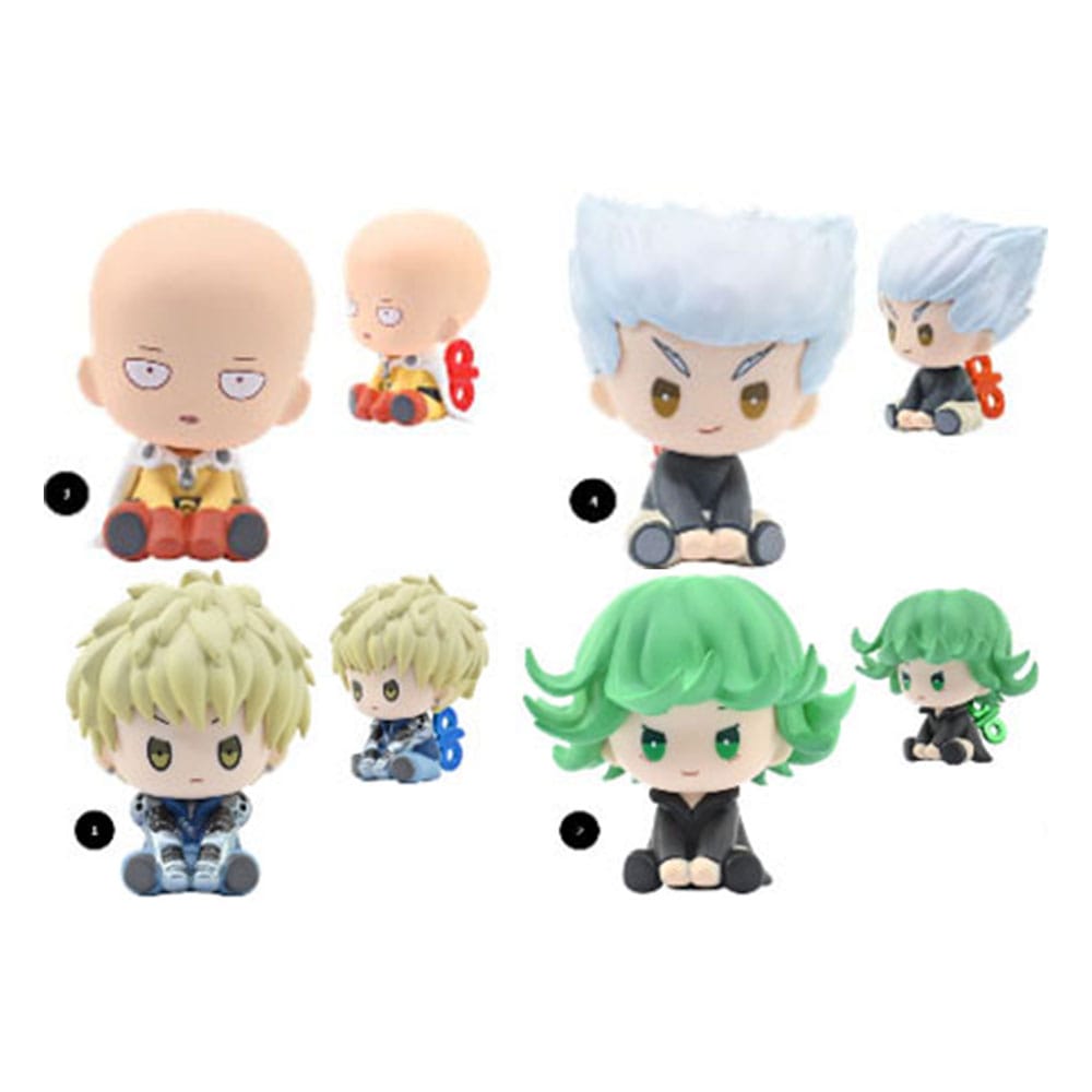 One Punch Man Vol. 1 Petatto Clockwork PVC Figures - 4 cm Assortment (12)