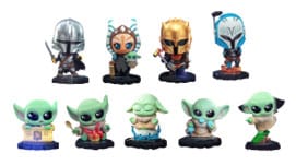 Star Wars the Mandalorian Cosbi Mini Figures (8cm, Blind Box Display)