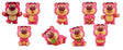 Toy Story Cosbi Mini Figures Lotso Blind Box Display