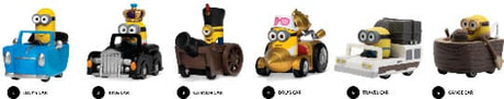 Minions Zoom Hero Pullback Vehicles & Figures Blind Box (12)