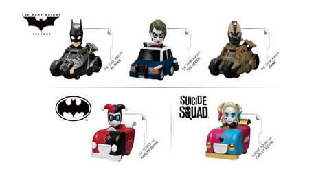 DC Comics Batman Zoom Hero Pullback Mini-Figures (Set of 12)