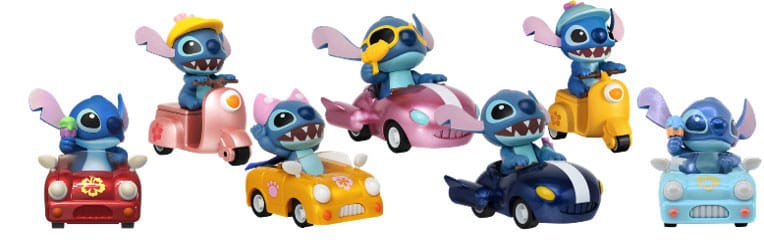 Lilo & Stitch Zoom Hero Pullback Vehicles, Pack of 12