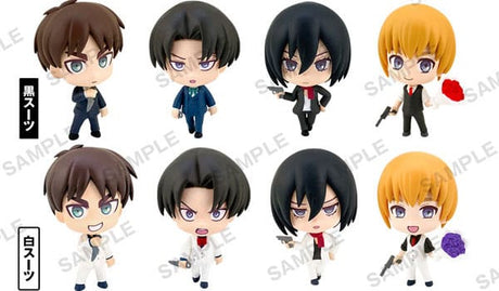 Attack On Titan Shirokuro Vol.1 Mini Figures (12 Pack, 4cm)